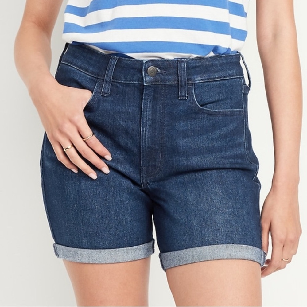 Old Navy Blue Jean Shorts Relaxed Fit